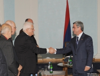 Президент Серж Саргсян принял делегатов партии «Рамкавар-азатакан»