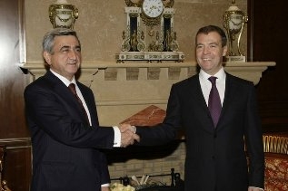 Հայաստանի և Ռուսաստանի նախագահները քննարկել են ղարաբաղյան հիմնահարցը