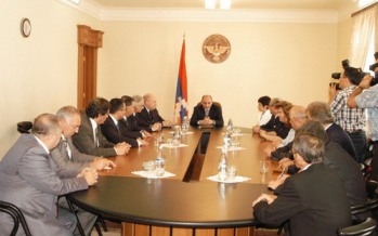 Встреча с делегациями, возглавляемыми послами Армении и Азербайджана в России