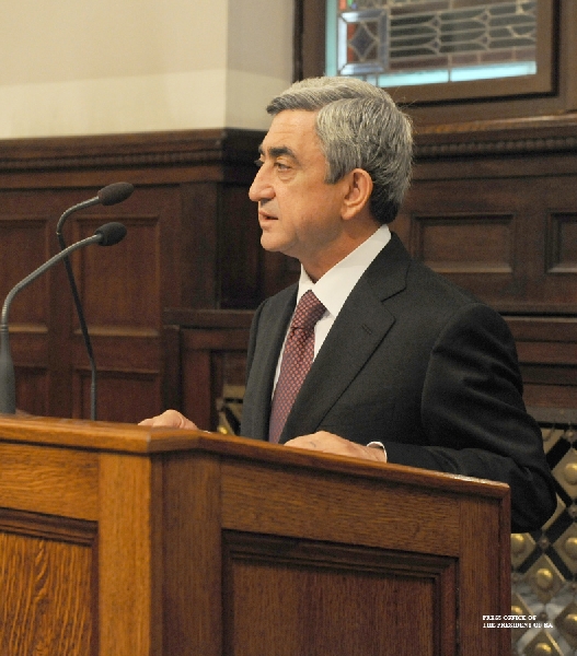 Вступительное слово президента РА Сержа Саргсяна во время армяно-хорватского делового конгресса