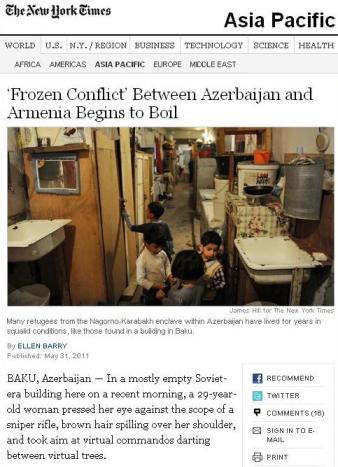 В «Facebook» создана группа против публикации антиармянской статьи в «New York Times»  