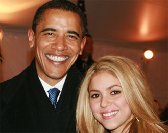 Певица Шакира стала советником Обамы
