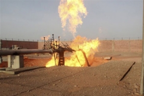 В Сирии  взорвав нефтепровод