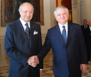 В Париже встретились главы МИД Армении и Франции