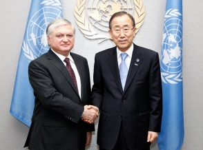 Глава МИД Армении встретился с генсеком ООН