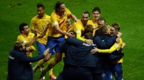 Сборная Швеции, проигрывая немцам 4:0, сумела вырвать ничью (видео)