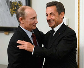 Путин и Саркози встретились за чашкой чая