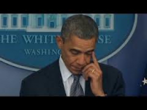 Ցավակցական ուղերձը կարդալիս՝ Օբաման հազիվ է զսպել արցունքները (տեսանյութ)