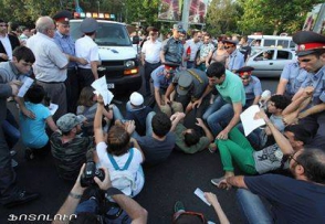 Между полицией и демонстрантами произошли столкновения