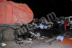 Պատահար Նուբարաշենի խճուղում. վարորդը և 3 ուղևորները տեղում մահացել են