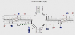 Այսօրվանից  Արշակունյաց պողոտայի և Գ. ՆԺդեհի փողոցի խաչմերուկում կատարվելու է երթևեկության կազմակերպման փոփոխություն