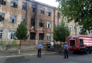 Խոշոր հրդեհ Ստեփանակերտի բուհերից մեկում