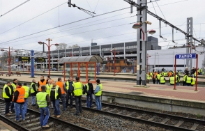 Железные дороги Бельгии парализованы забастовкой