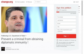 Ընդդեմ Տիգրան Սարգսյանի արդեն 2404 ստորագրություն է հավաքվել