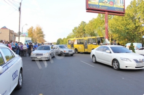 Մարդատար ավտոբուսը հիմա էլ բախվել է սյանը. կան տուժածներ