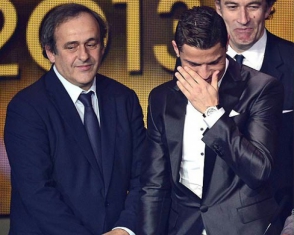 Мишель Платини в письме поздравил Роналду с завоеванием «Золотого мяча»