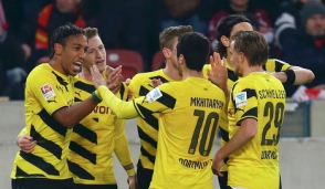 «Боруссия» продолжает победную серию в Бундеслиге (видео)