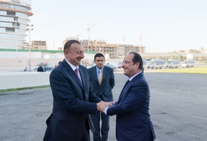 Состоялась встреча Олланда и Алиева