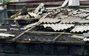 Ուժեղ քամու հետևանքով տանիքներ են վնասվել