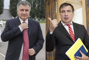 Аваков показал скандальное видео ссоры с Саакашвили