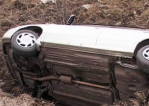 Մեքենան դուրս էր եկել երթևեկելի հատվածից և շրջվել