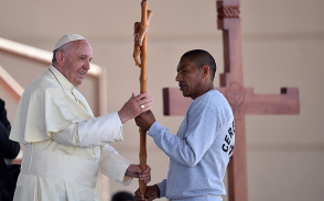 Հռոմի պապը Մեքսիկայում հանդիպել է բանտարկյալներին (տեսանյութ)