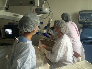 Եղջերաթաղանթի փոխպատվաստում (կերատոպլաստիկա) Մալայանի անվան Ակնաբուժական կենտրոնում