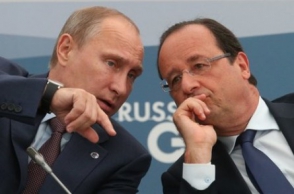 Путин и Олланд обсудили вопрос нагорно-карабахского урегулирования
