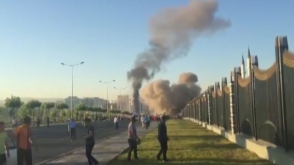 Мятежники нанесли серию авиаударов по резиденции Эрдогана в Анкаре