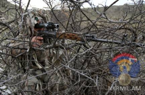 Ночью противник вел обстрел из снайперских винтовок