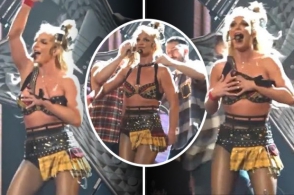 Համերգի ժամանակ Բրիթնի Սփիրսի կրծքկալը պոկվել է (տեսանյութ)