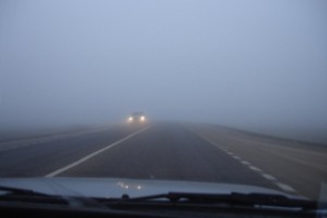 Աշտարակում, Գորիսում, Կոտայքի և Տավուշի մարզերում, Վարդենյաց լեռնանցքում մառախուղ է