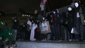 Լոնդոնում հակակառավարական ցույց է տեղի ունեցել (տեսանյութ)