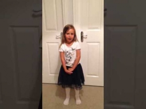 4-летняя девочка исполнила песню в честь Генриха Мхитаряна
