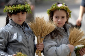 Ծաղկազարդի տոնը` մանուկների օրհնության օր