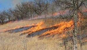 Пожар в селе Ахпюрак