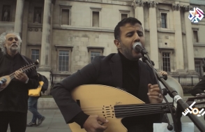 Египетский музыкант исполнил в Лондоне песню Саят-Новы
