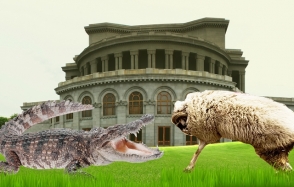 Крокодил VS баран