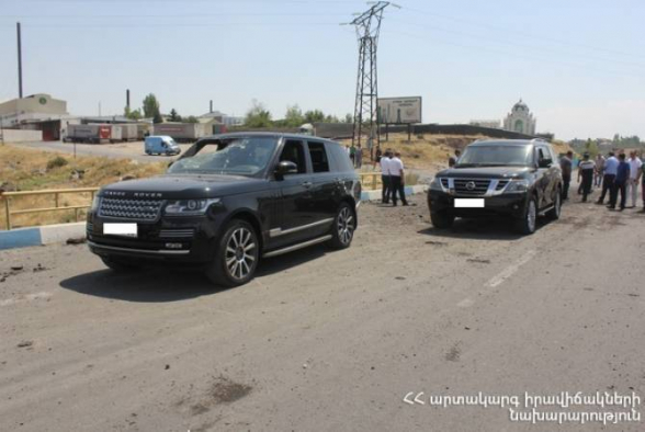 Երևան-Սևան մայրուղում գրանցված պայթյունի վայրից մեքենան փախցրած անձը ու ևս 3 մարդ կալանավորվել են