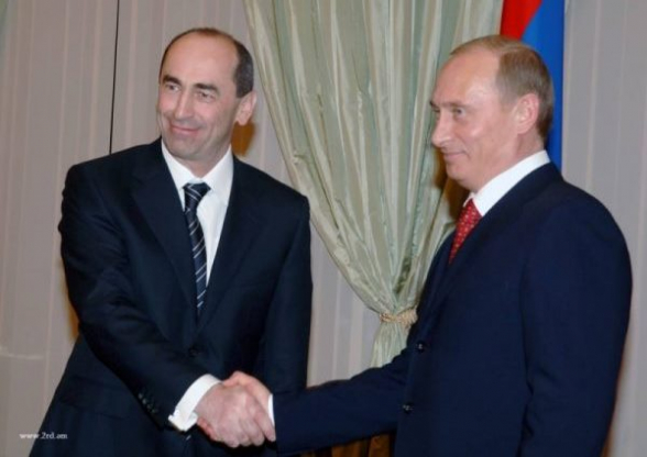 Владимир Путин поздравил Роберта Кочаряна с 65-летним юбилеем