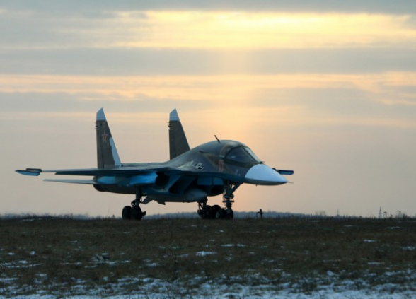 Над Липецком столкнулись два бомбардировщика Су-34