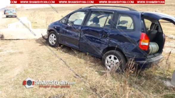 Լոռու մարզում բախվել են 66–ամյա վարորդի ГАЗ 2410-ն ու 26–ամյա վարորդի Opel Zafira-ն. կան վիրավորներ (տեսանյութ)