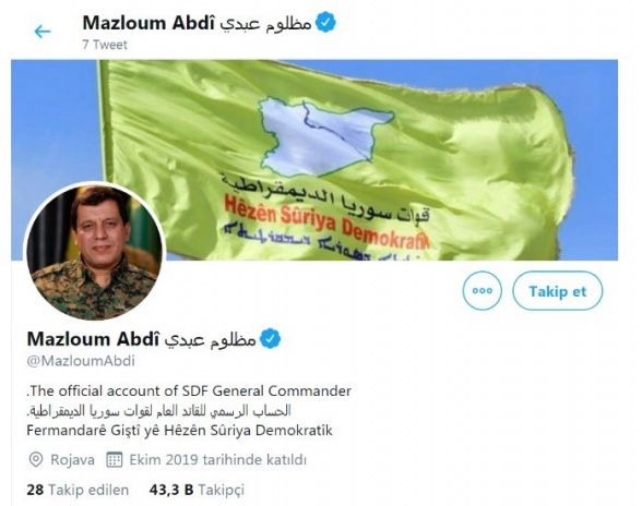 Twitter-ը վավերացրել է Սիրիայում քուրդ հրամանատարի միկրոբլոգը` տրամադրելով պաշտոնական կարգավիճակ