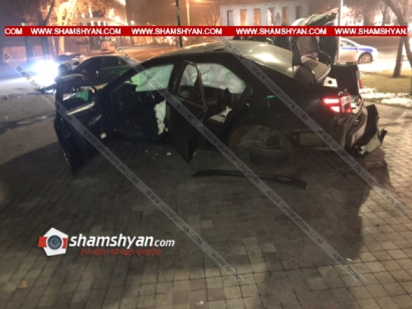 Երևանում բախվել են Toyota-ն ու Opel-ը. կա 5 վիրավոր