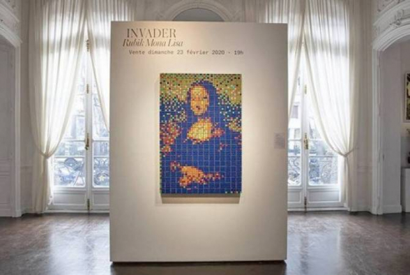 Ռուբիկի խորանարդիկներով «Մոնա Լիզան» գրեթե 500 հազար եվրոյով վաճառել են Փարիզի աճուրդում