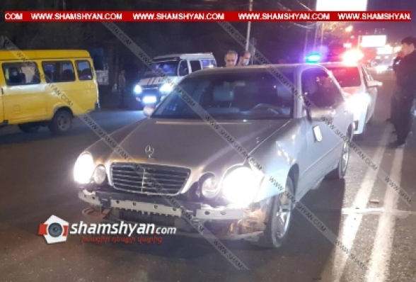 Երևանում 21-ամյա առաքիչը Mercedes-ով վրաերթի է ենթարկել 2 հետիոտնի, վերջիններսս տեղափոխվել են հիվանդանոց