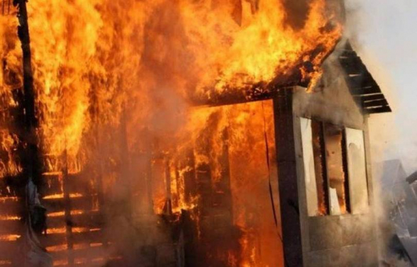 Հրդեհ վագոն-տնակում․ այրվել են փայտյա տնակի կառուցատարրերը