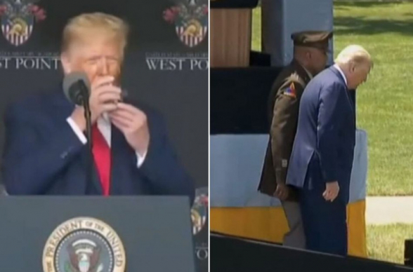 «Չէի պատրաստվում ընկնել ու թույլ տալ կեղծ լրատվամիջոցներին զվարճանալ»․ Թրամփի՝ ռազմական ակադեմիա կատարած այցից հետո օգտատերերը սկսել են կասկածել, որ վերջինս լուրջ առողջական խնդիրներ ունի (լուսանկար, տեսանյութ)