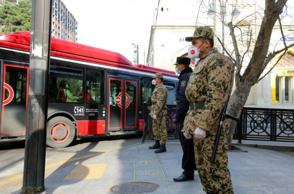 В Азербайджане армия участвует в контроле за соблюдением карантина