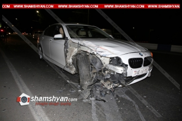 Երևանում 29–ամյա վարորդը BMW-ով ԱՄՆ դեսպանատան դիմաց բախվել է Opel-ին, այնուհետև KIA-ին. Opel-ն էլ բախվել է ծառին